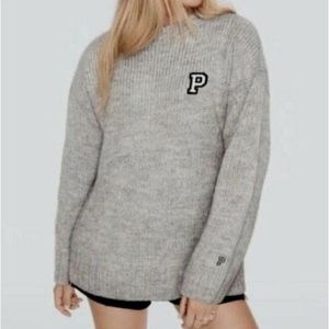 Victorias Secret PINK Boyfriend Knitted Sweater